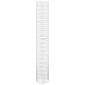 Kruhové gabionové záhony 3 ks pozinkovaná ocel Ø 30 x 200 cm - obrázek 3