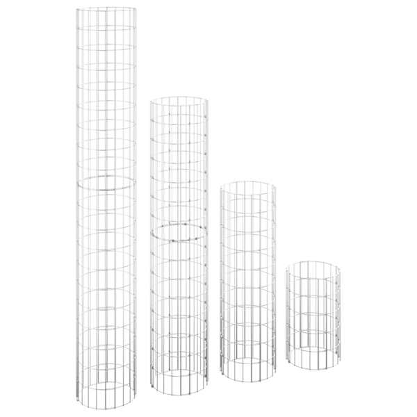 vidaXL ringikujulised gabioon taimelavad 4 tk, &Oslash;30x50/100/150/200 cm