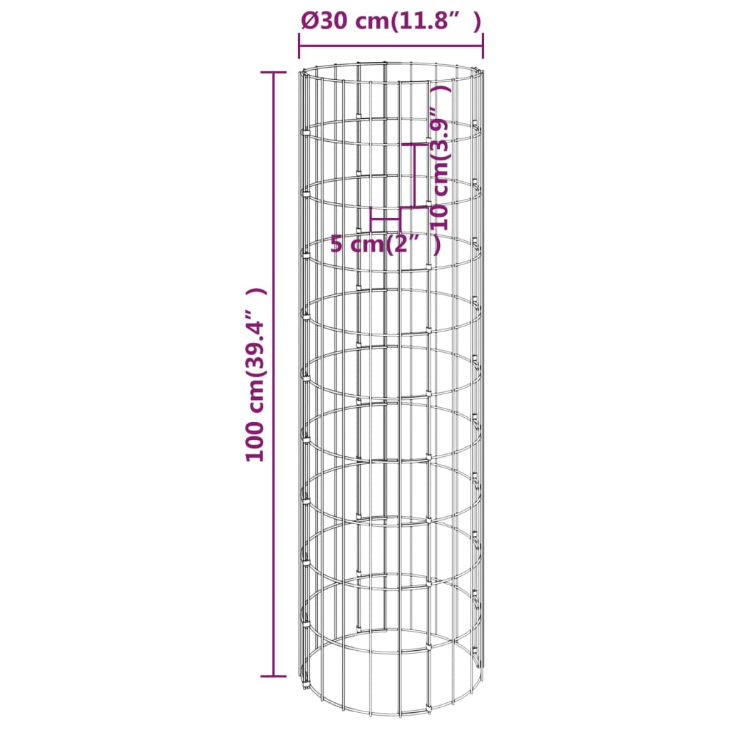 Py re t Korotetut Kivikorit 4 Kpl 30 50 100 150 200 Cm Tavarakartano