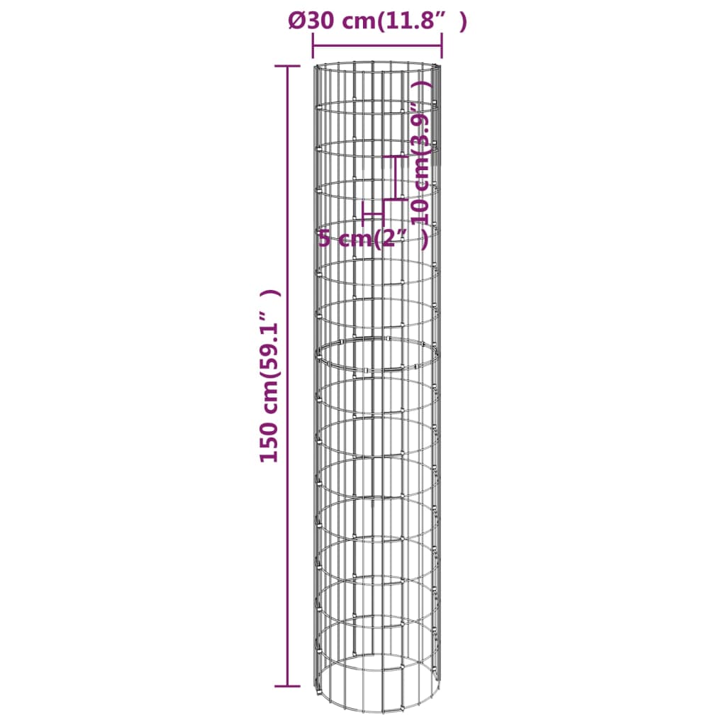 Py re t Korotetut Kivikorit 4 Kpl 30 50 100 150 200 Cm Tavarakartano