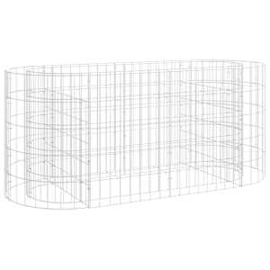 Gabionový vyvýšený záhon pozinkované železo 120 x 50 x 50 cm - obrázek 2