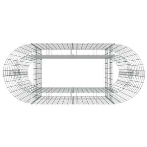 Gabionový vyvýšený záhon pozinkované železo 120 x 50 x 100 cm - obrázek 5