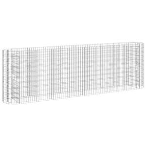 Gabionový vyvýšený záhon pozinkované železo 330 x 50 x 100 cm - obrázek 2