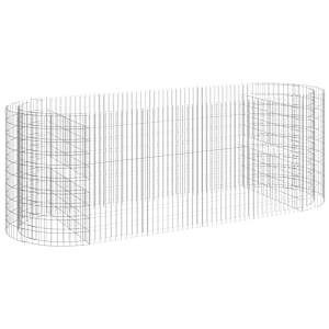 Gabionový vyvýšený záhon pozinkované železo 300 x 100 x 100 cm - obrázek 2