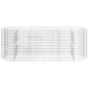 Gabionový vyvýšený záhon pozinkované železo 300 x 100 x 100 cm - obrázek 4