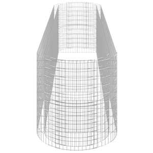 Gabionový vyvýšený záhon pozinkované železo 500 x 100 x 100 cm - obrázek 5