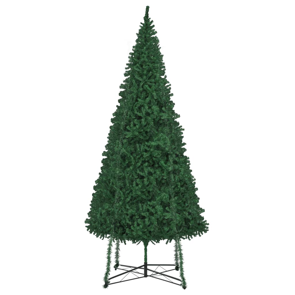 vidaXL Brad de Crăciun artificial cu suport, verde, 500 cm 500