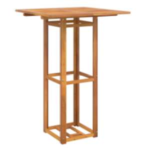 Bistro stůl 75 x 75 x 110 cm masivní akáciové dřevo - obrázek 2