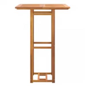 Bistro stůl 75 x 75 x 110 cm masivní akáciové dřevo - obrázek 4