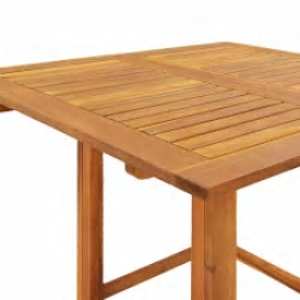 Bistro stůl 75 x 75 x 110 cm masivní akáciové dřevo - obrázek 6