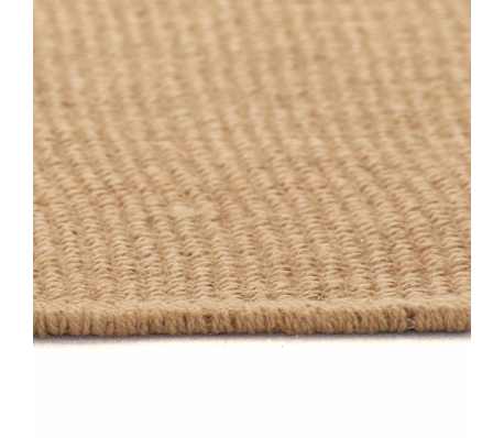 vidaXL Tapijt met latex onderkant 180x250 cm jute
