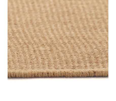 vidaXL gulvt&aelig;ppe med latexbagside 200x300 cm jute
