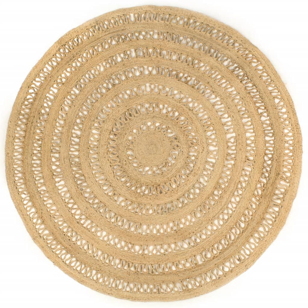 Tapis fait à la main Jute tressée 210 cm