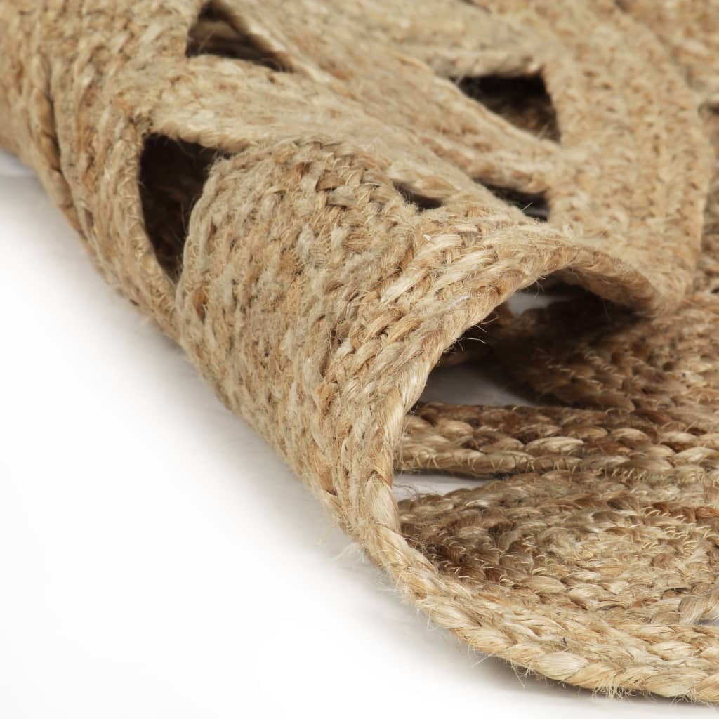 Ručně vyrobený koberec pletená juta 180 cm