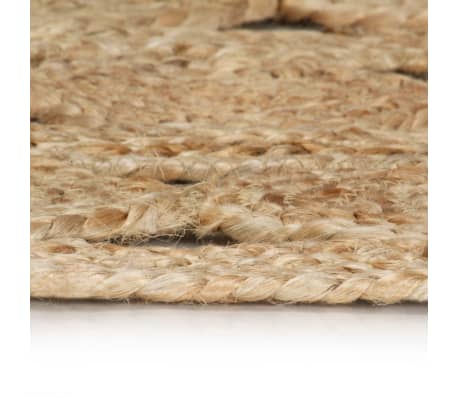 vidaXL Handmade Rug Braided Jute 240 cm