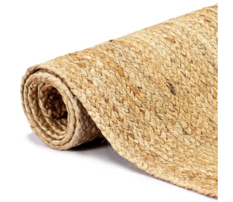 vidaXL Teppich Handgefertigt Jute 180x250 cm
