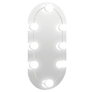 Zrcadlo s LED světly 40 x 20 cm sklo oválné - obrázek 2