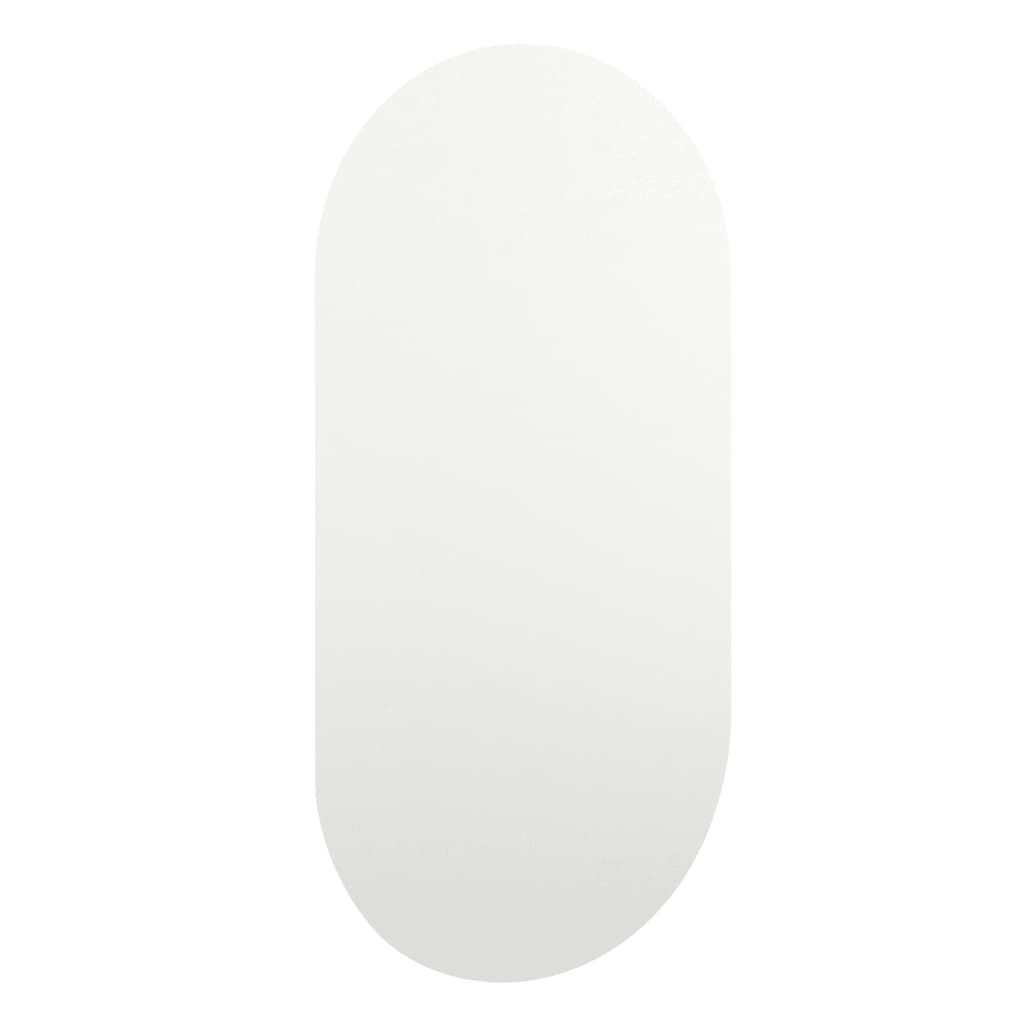 Spiegel mit LED-Leuchten 80x40 cm Glas Oval | Stepinfit.de