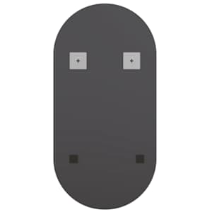 Zrcadlo s LED světly 80 x 40 cm sklo oválné - obrázek 6