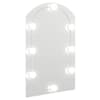 vidaXL peegel LED-tuledega 60x40 cm, klaas, kaarega