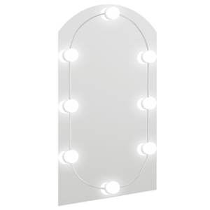 Zrcadlo s LED světly 70 x 40 cm sklo obloukové - obrázek 2