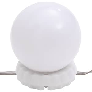 Zrcadlo s LED světly 70 x 40 cm sklo obloukové - obrázek 11