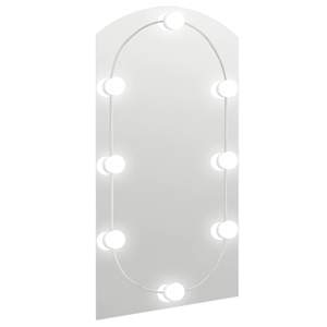 Zrcadlo s LED světly 90 x 45 cm sklo obloukové - obrázek 2