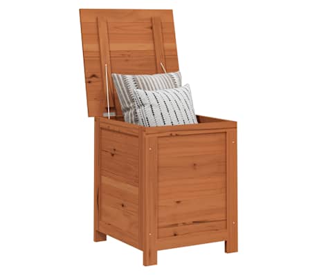 vidaXL Outdoor Cushion Box Brown 50x50x56 cm Solid Wood Fir