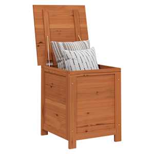 vidaXL Outdoor Cushion Box Brown 50x50x56 cm Solid Wood Fir