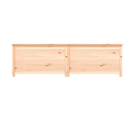 vidaXL Boîte à coussins d'extérieur 200x50x56 cm Bois de sapin massif