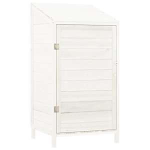 vidaXL aiakuur, valge 55x52x112 cm nulupuit