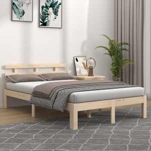Rám postele masivní dřevo 180 x 200 cm Super King Size - obrázek 1