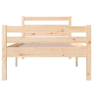 Rám postele masivní dřevo 90 x 200 cm - obrázek 5