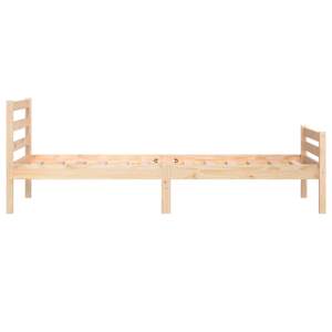 Rám postele masivní dřevo 90 x 200 cm - obrázek 6