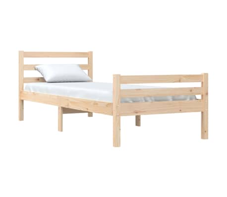 vidaXL Sengeramme heltre 100x200 cm