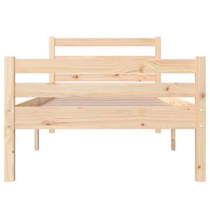 Rám postele masivní dřevo 100 x 200 cm - obrázek 5