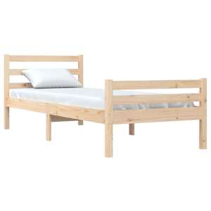 vidaXL Sengeramme heltre 100x200 cm