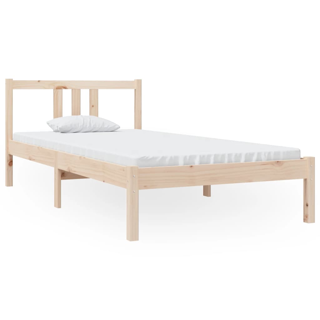 vidaXL Rám postele masivní dřevo 90 x 190 cm Single