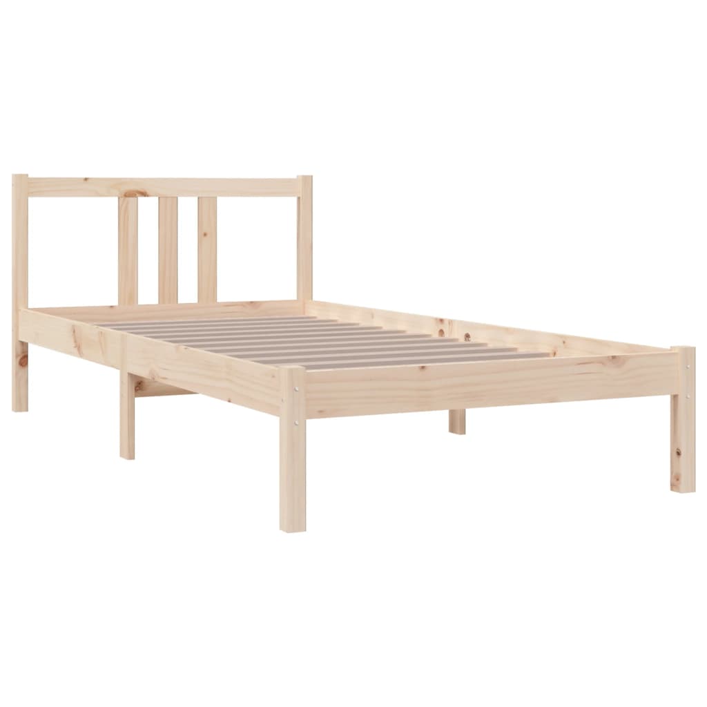 

vidaXL Bedframe massief hout 90x190 cm 3FT Single
