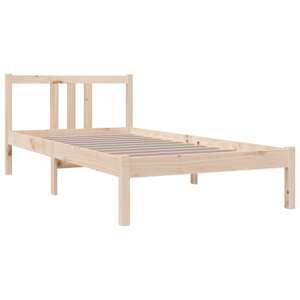 Rám postele masivní dřevo 90 x 190 cm Single - obrázek 3