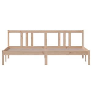 Rám postele masivní dřevo 180 x 200 cm Super King Size - obrázek 4