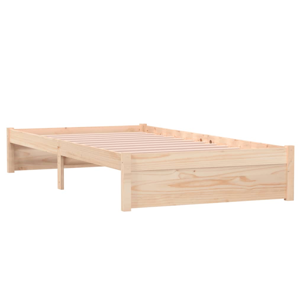 tömör fa ágykeret 100 x 200 cm