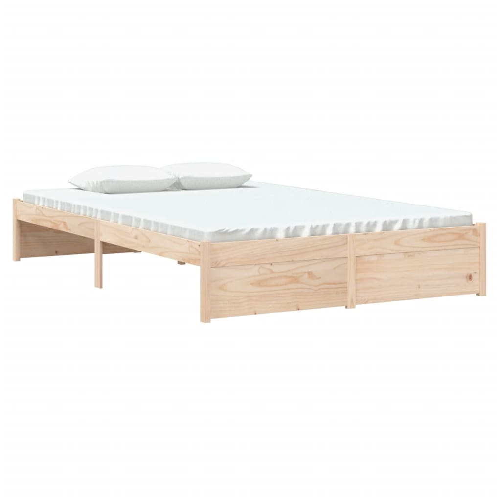 vidaXL Bedframe zonder matras massief hout 120x200 cm afbeelding