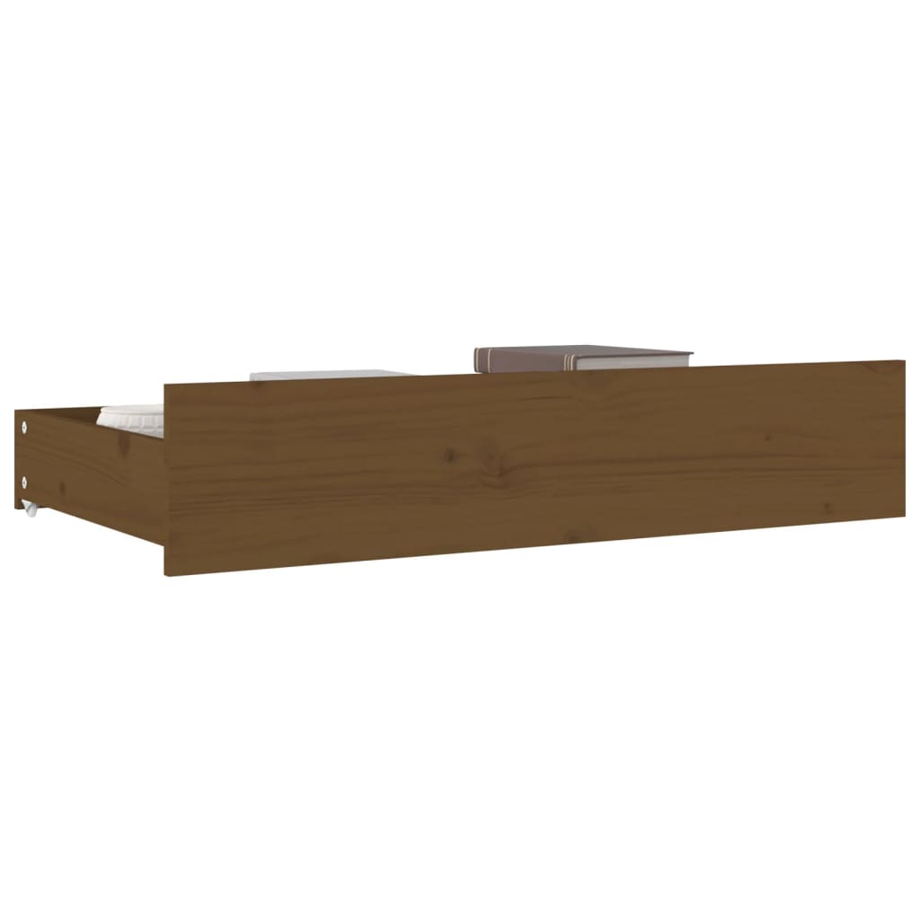 Cassettoni Da Letto 4 Pz In Legno Massello Di Pino Miele VidaXL 17 width=274
