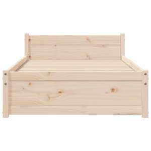 Rám postele masivní dřevo 90 x 200 cm - obrázek 5