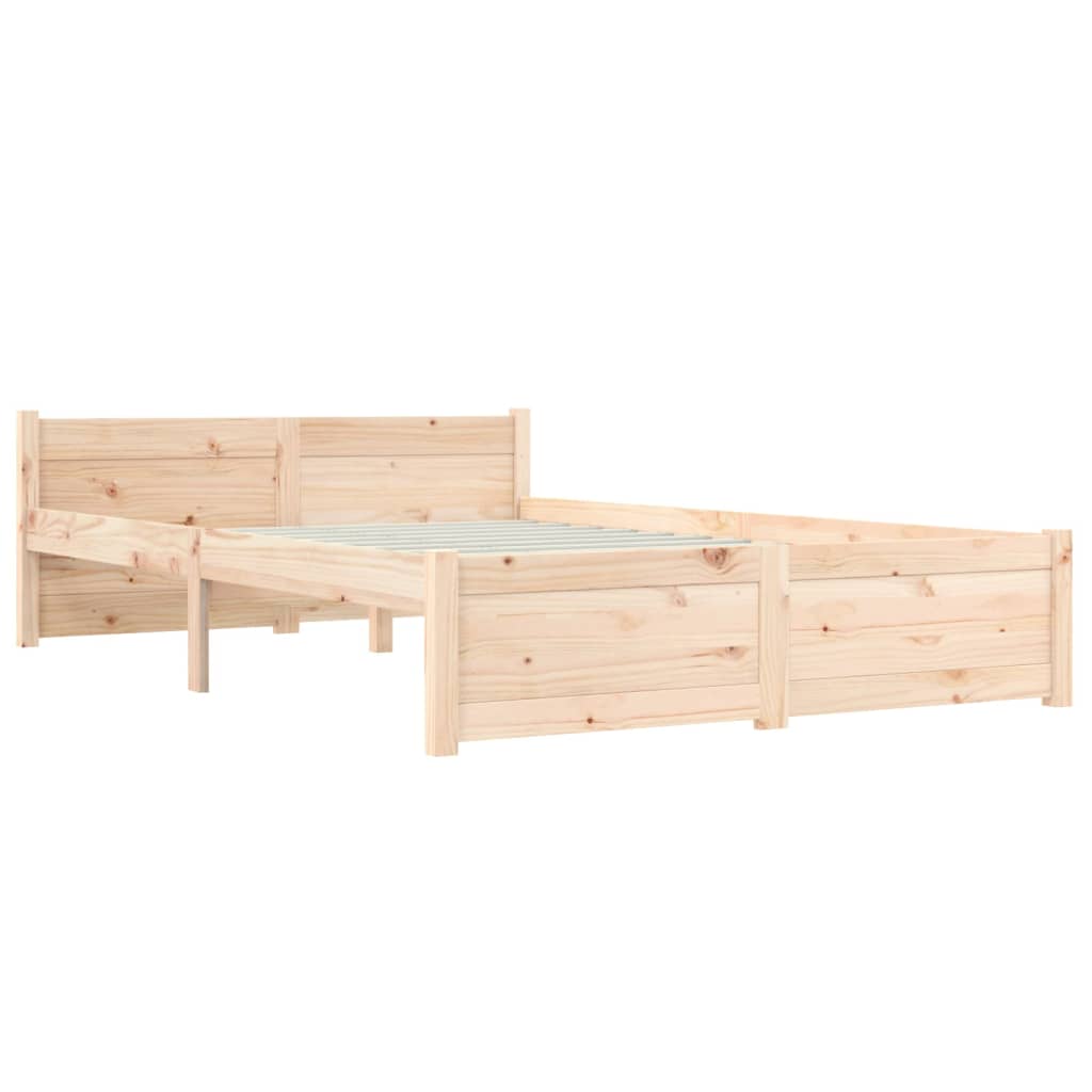 vidaXL Bedframe massief hout 120x200 cm