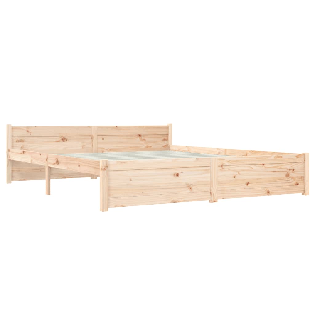 vidaXL Bedframe massief hout 150x200 cm 5FT King Size