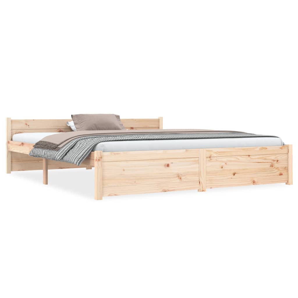 Cadru de pat, 160x200 cm, lemn masiv