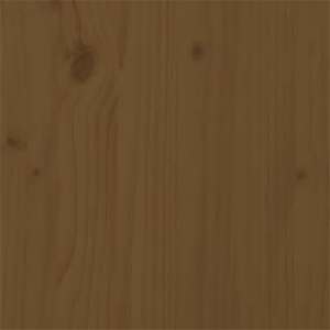 Rám postele medově hnědý masivní dřevo 200 x 200 cm - obrázek 8