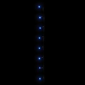 Světelný LED řetěz s 300 LED diodami modrý 30 m PVC - obrázek 5